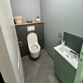 Pose WC suspendu par ADES Lorient